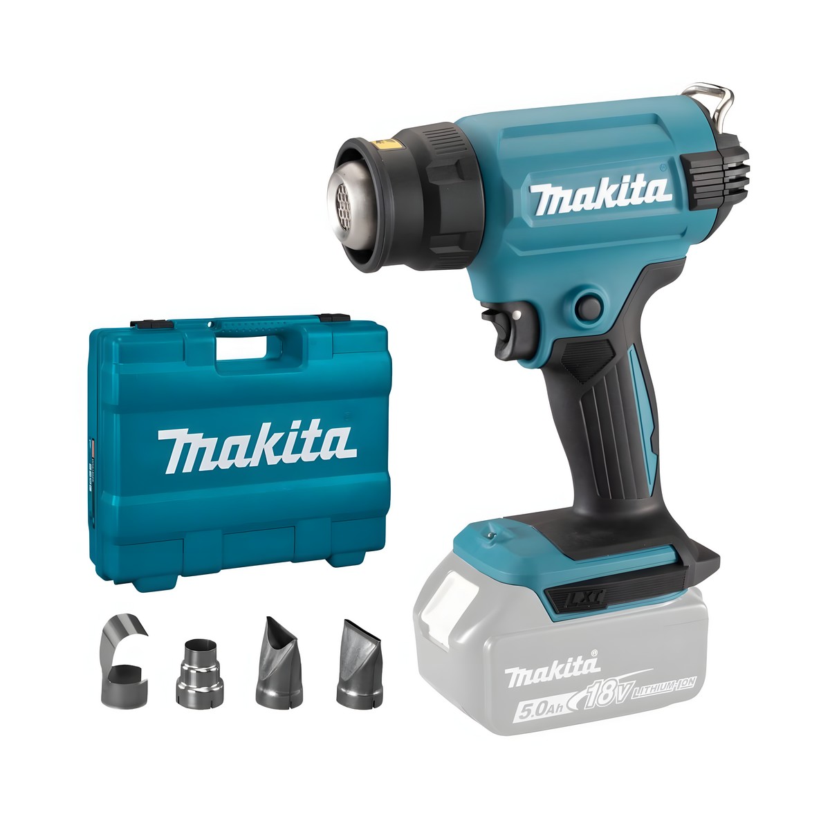 Фен технический аккумуляторный MAKITA DHG180ZK (без АКБ и ЗУ)