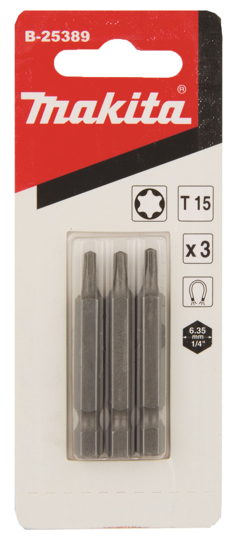 Насадка T15, 50 мм, E-form (MZ), 3 шт.