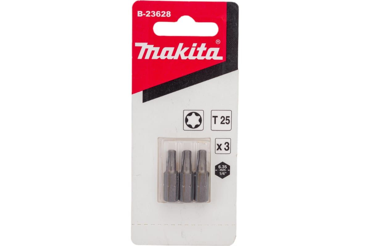 Насадка T25, 25 мм, C-form, 3 шт.