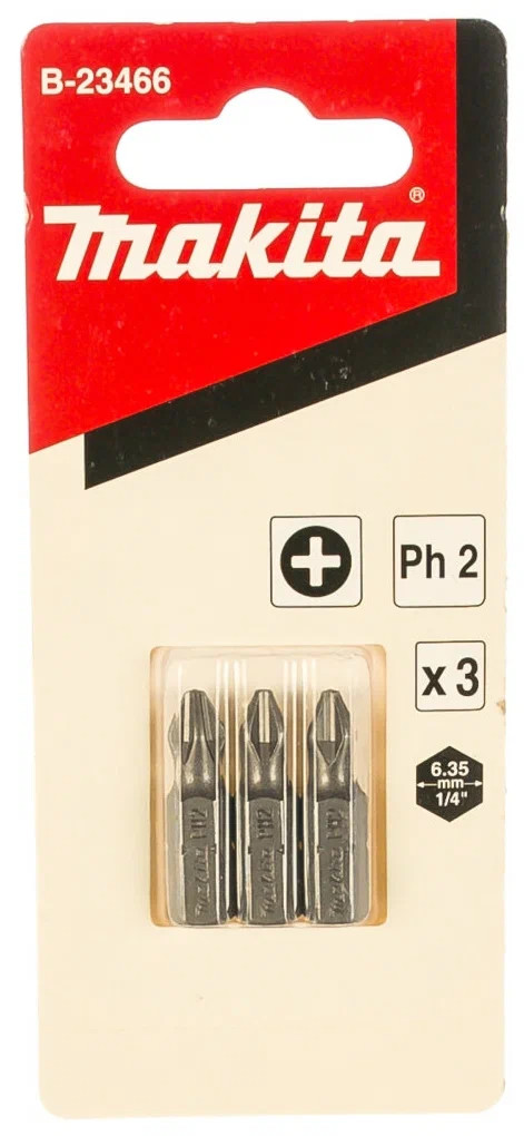 Насадка PH2, 25 мм, C-form, 3 шт.