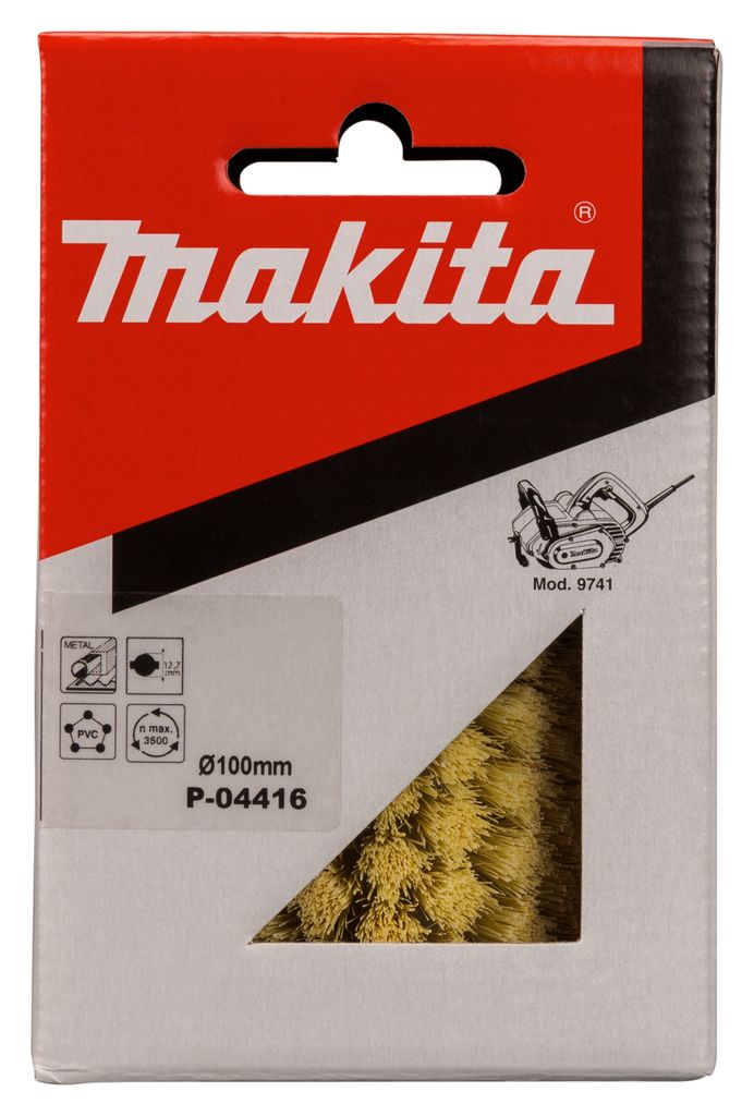 Щетка волокнистая 100 х 120 мм (для 9741) MAKITA P-04416