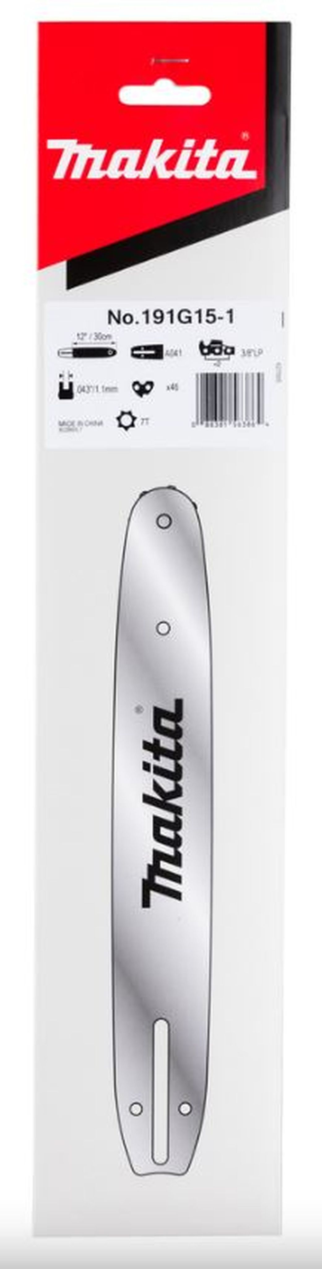 Шина, длина 30см/12", шаг3/8", паз 1,1мм, SN, 46 звеньев