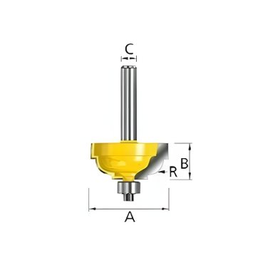 Фреза профильная (d8/D31.8/H15.9/L47.9/R7.94) MAKITA D-11689