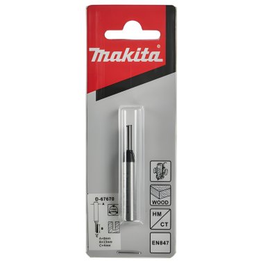 Фреза пазовая с 1 режущей кромкой "Эконом" 4x13x8x48x1T