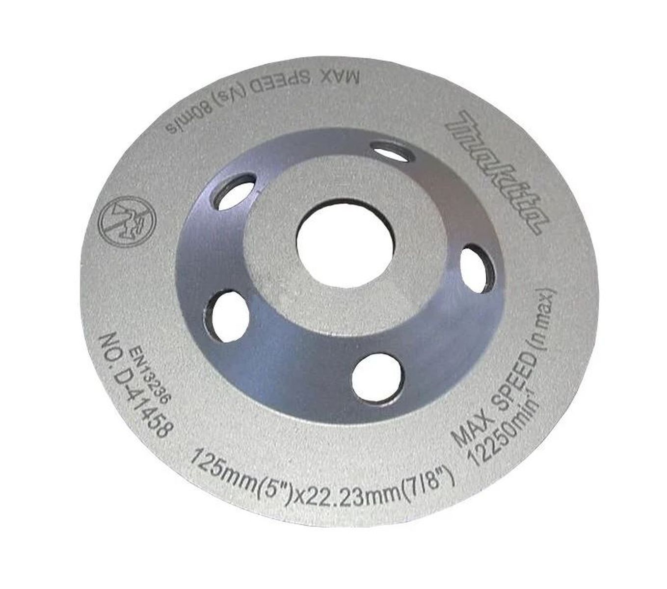 Алмазный тарельчатый диск по бетону 125х22.23 мм Makita D-41458