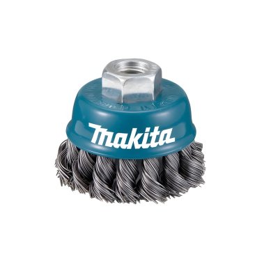 Щетка чашечная 60 мм (для УШМ, М14, витая сталь 0.5 мм) MAKITA D-24119