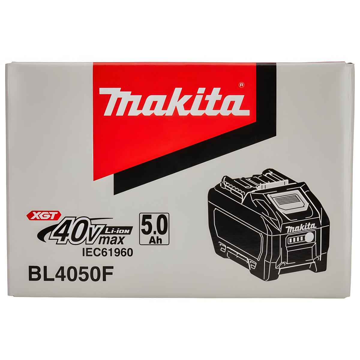 Аккумулятор BL4050F (XGT, 40В, 5.0Ач), полиэт. пакет, 1 шт.